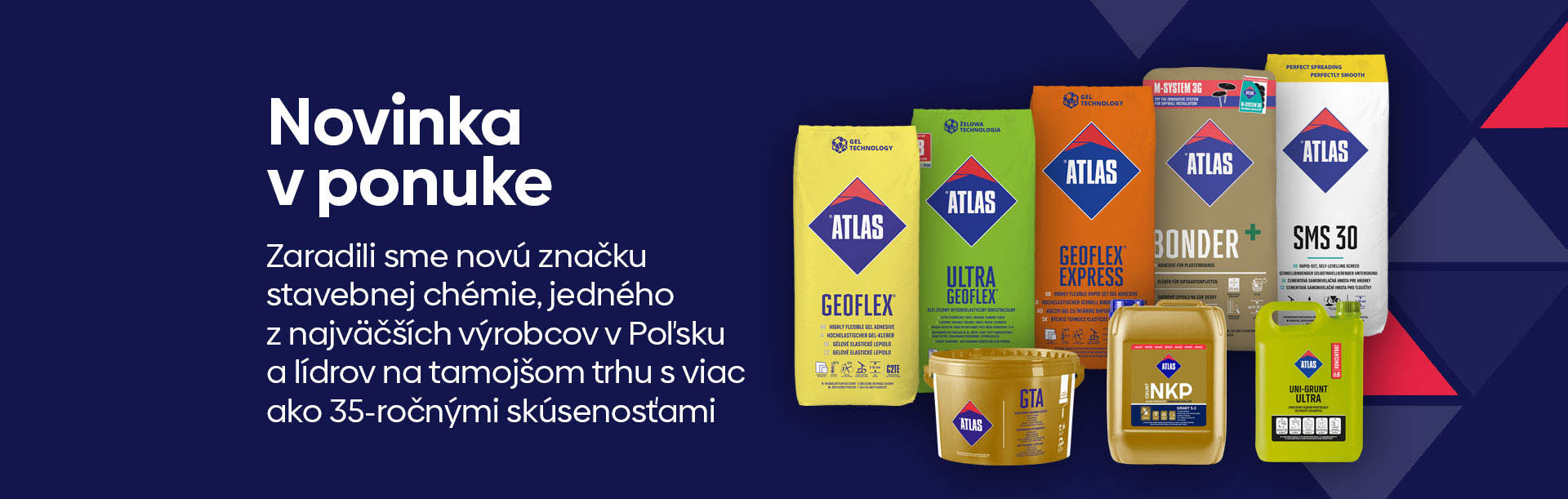 Nový výrobca stavebnej chémie v našom eshope.